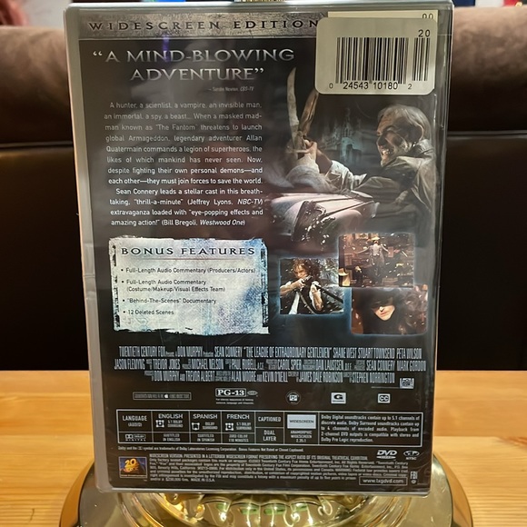 Sean Connery The League of Extraordinary Gentlemen DVD GUC - Picture 2 of 2